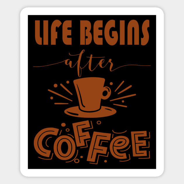 Quote Coffee Sticker by Alvd Design